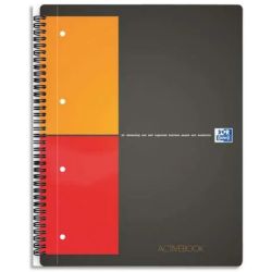 OXFORD Cahier ACTIVEBOOK spirales 160 pages 21x31,8cm