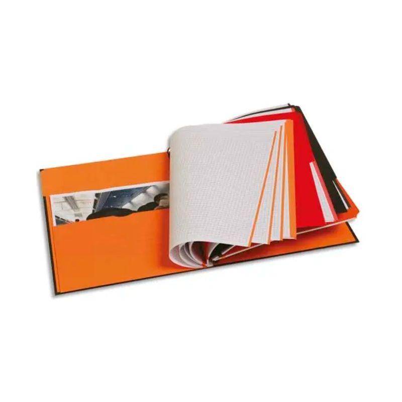 OXFORD Cahier FILINGBOOK spirales 200 pages perforées 21x31,8cm