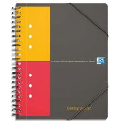 OXFORD Cahier MEETINGBOOK spirales 160 pages 17x21cm