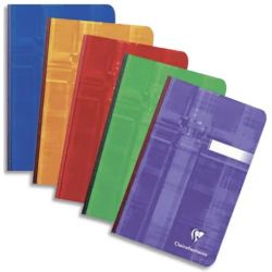 CLAIREFONTAINE Carnet reliure brochure 11x17 cm 192 pages