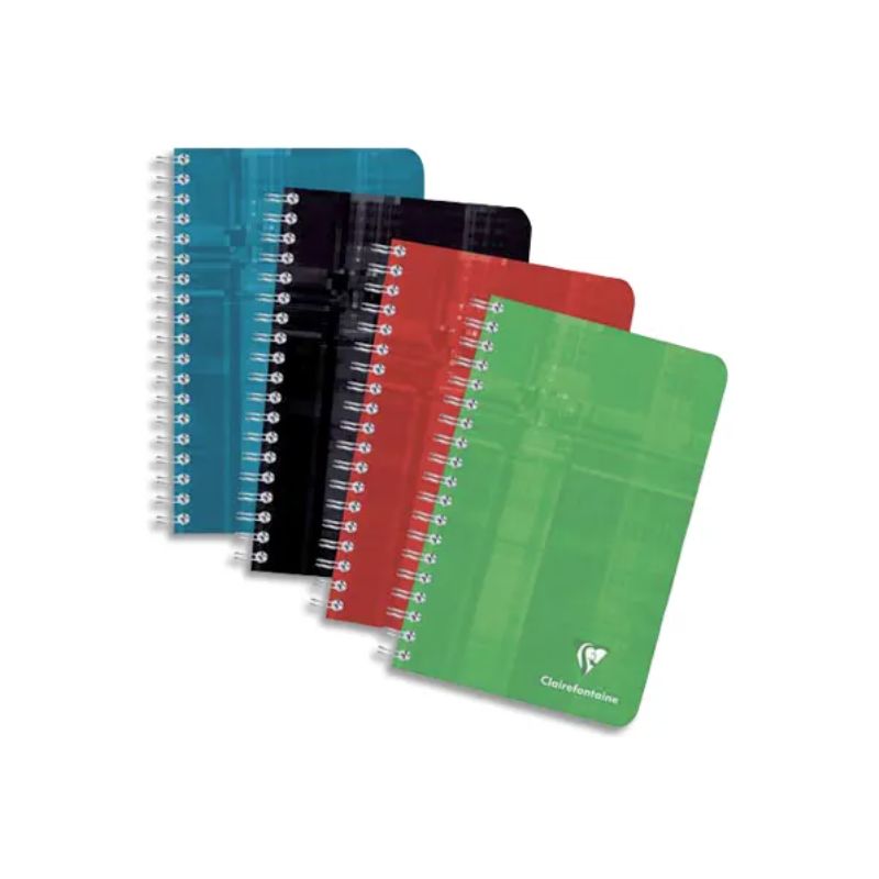 CLAIREFONTAINE Carnet spiralé 100 pages 11x17cm