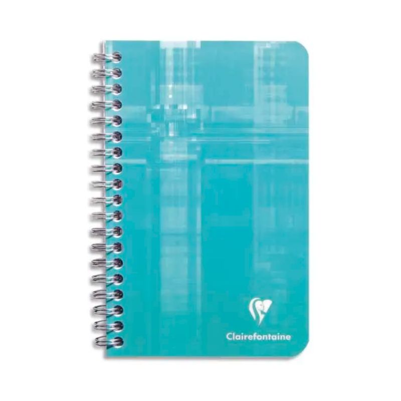 CLAIREFONTAINE Carnet spiralé 180 pages 11x17cm