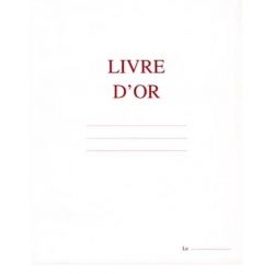 ELVE Livre d'Or format 21x29,7cm Blanc 148 pages