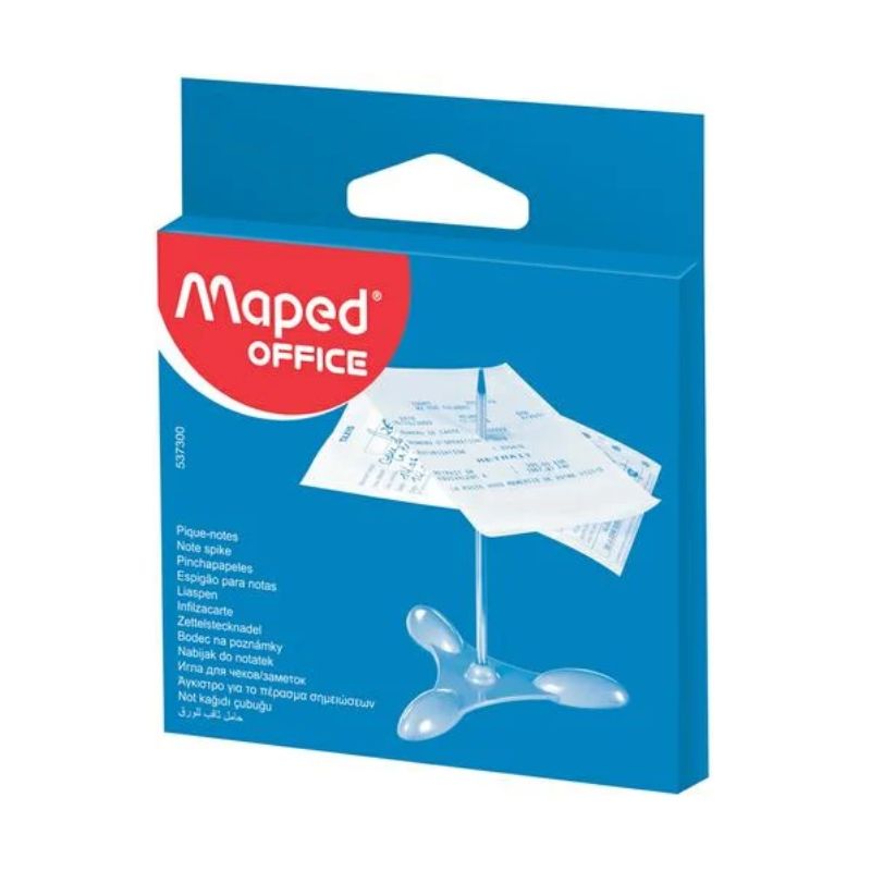 MAPED Pique note avec socle et tige métallique