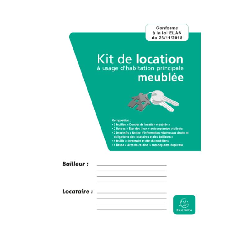 EXACOMPTA Kit dossier location meublée