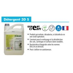 DETERGENT 3D S EXPERT CLEAN 5L CITRON 