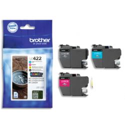 BROTHER Pack de 4 cartouches Jet d'encre LC422VAL