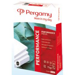 PERGAMY Ramette 500 feuilles papier extra Blanc Performance A4 75G CIE 163