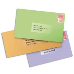 AVERY Pochette de 200 étiquettes jet d'encre invisible 99.1X67.7 J8565