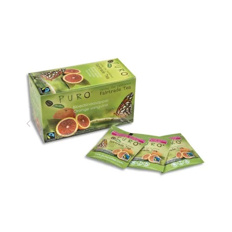 PURO Boîte de 25 sachets de thé Orange sanguine
