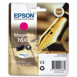 EPSON Cartouche Jet d'Encre DURABrite Ultra Magenta XL ''Stylo à plume'' 16 - C13T16334012