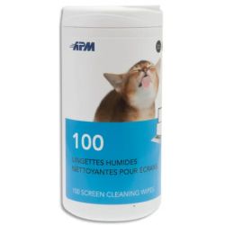  APM Boîte distributrice de 100 lingettes pour tablettes/smartphones 600103