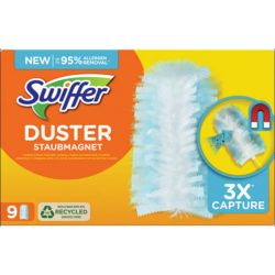 SWIFFER Boîte de 9 Lingettes attrape-poussière pour plumeau Swiffer