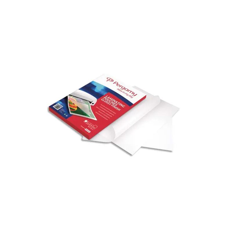 PERGAMY Boîte de 100 pochettes de plastification 2x250 microns A3 900148