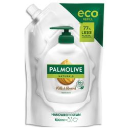 PALMOLIVE Recharge 500 ml savon liquide Palmolive Amande douce dans une recharge plus écologique