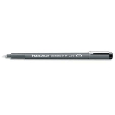 Staedtler Pigment Liner 308 308 005-9 Stylo Feutre Fin Noir 0 05 Mm 1 Pc S 776073