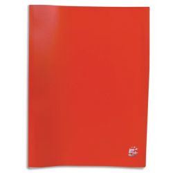 PERGAMY Protège-documents en polypropylène 40 vues Rouge, couverture 3/10e, pochettes 6/100e