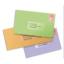 AVERY Pochette de 525 étiquettes jet d'encre invisible 63.5X38.1 J8560