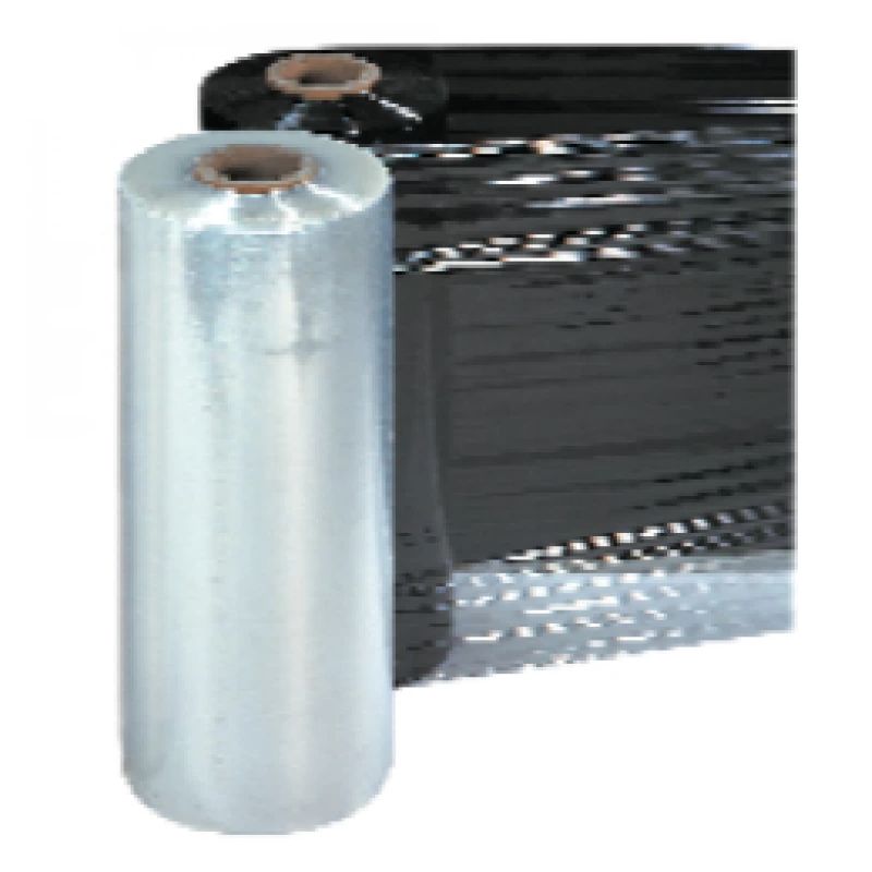 Film étirable machine Cast tricouche, noir opaque, l500 mm x L1500 m, Ø76 mm, 23µ, par 1 bobine