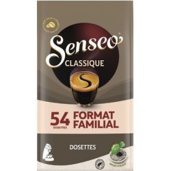 SENSEO Paquet de 54 dosettes de café moulu Classic Equilibré