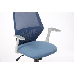 FAUTEUIL VISITEUR TIME EN MAILLE ET TISSU