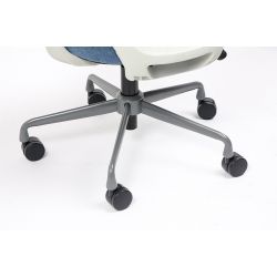 FAUTEUIL VISITEUR TIME EN MAILLE ET TISSU