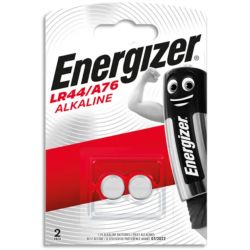 ENERGIZER Pile Calculatrice/Photo A76 LR44, pack de 2 pilesv