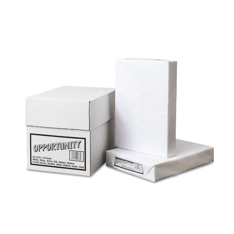 Papier copieur Opportunity blanc , 75gm2, A4, 210mmx297mm, Carton de 5 ramettes de 500 feuilles