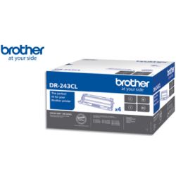 BROTHER Pack de 4 Tambours noir/cyan/magenta/jaune DR243CL