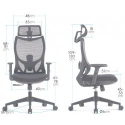 Fauteuil de bureau CANIS