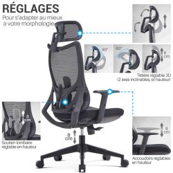 Fauteuil de bureau CANIS