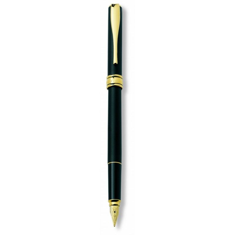AURORA Stylo plume magellano noir et doré