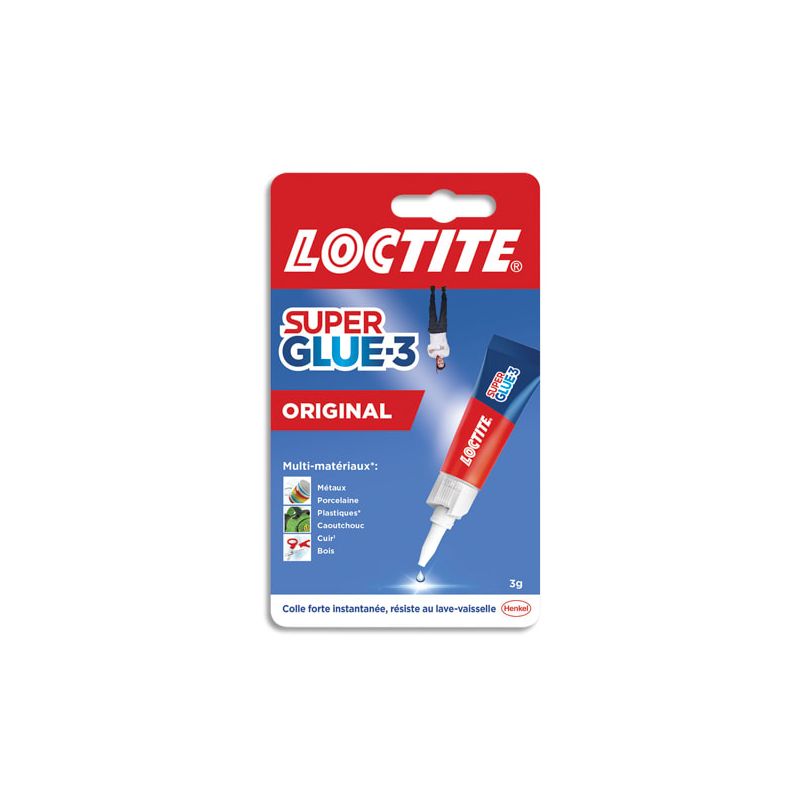 SUPER GLUE Tube 3g liquide Colle instantanée