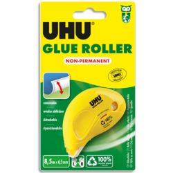 UHU DRY & CLEAN ROLLER jetable non permanent