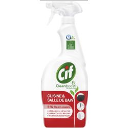 CIF : Nettoyant spray cuisine et salle de bain