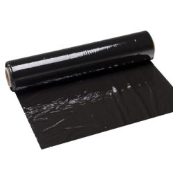 Film étirable manuel noir 450mm x 300m 20 micron