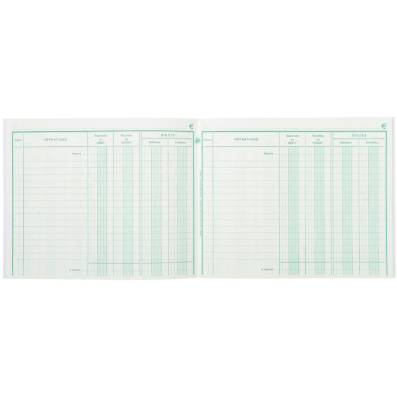 EXACOMPTA Piqûre 16x19,5cm - Position de compte 40 pages