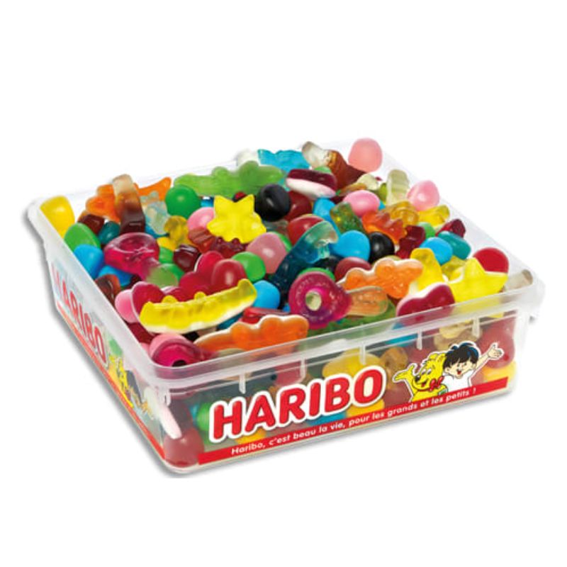 HARIBO Boîte de 700g Happy Life assortiment de bonbons