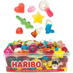 HARIBO Boîte de 700g Happy Life assortiment de bonbons