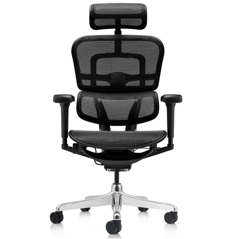 FAUTEUIL ERGOHUMAN RESILLE NOIRE
