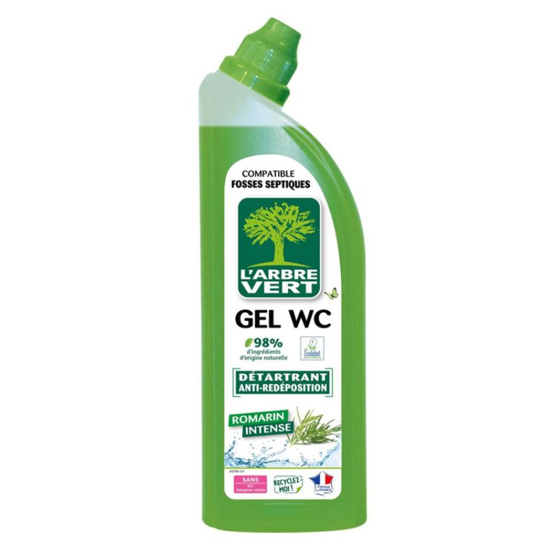L'ARBRE VERT Gel WC 750ml détartrant romarin sans allergènes