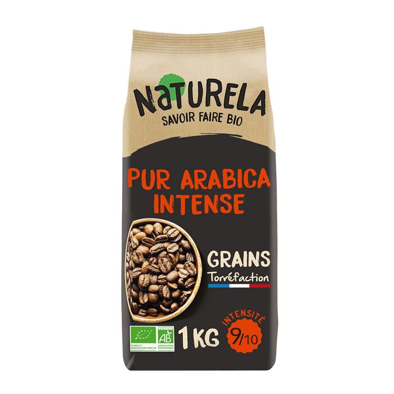 NATURELA : Café en grains pur arabica bio