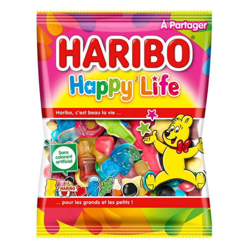 HARIBO Assortiment de bonbons gélifiés aromatisés