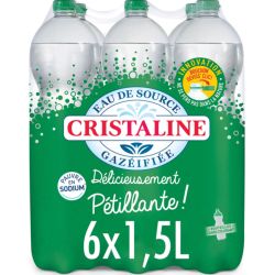 CRISTALINE : Eau de source gazeuse