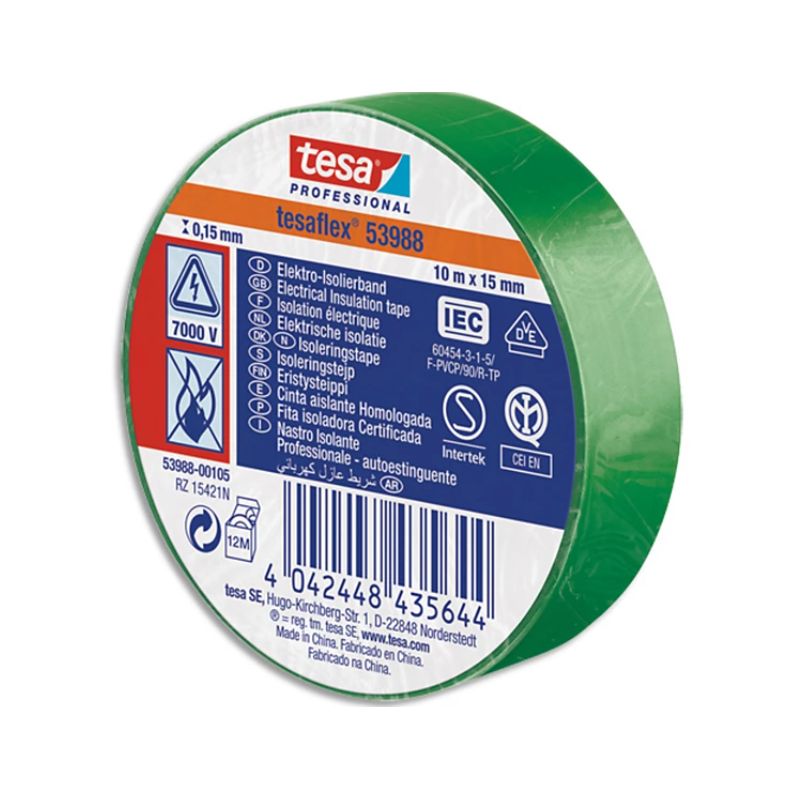 TESA Adhésif Vert 25m x 50mm 53988-00109-00