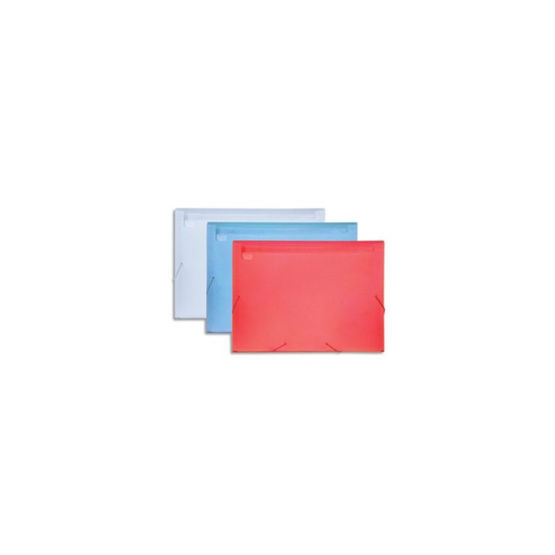 Trieur en plastique 13 compartiments, pochettes pour cartes de visite, coloris assortis