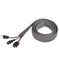 Gaine passe câbles au sol